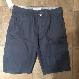 BRAX Bari Flex Blue Chino Shorts Size 32 Regular Fit NWT